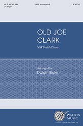 Old Joe Clark SATB choral sheet music cover